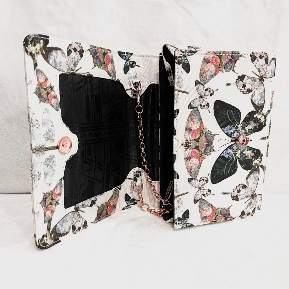 Ted Baker London RARE 2017 Strisa Butterfly Print Clutch NWOT - Picture 6 of 12